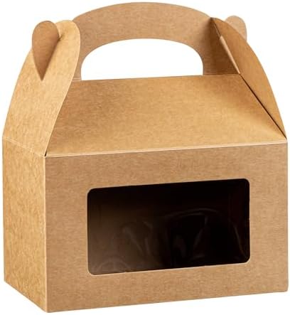 Restaurantware Bio Tek 6x35x35 Inch Gable Gift Boxes