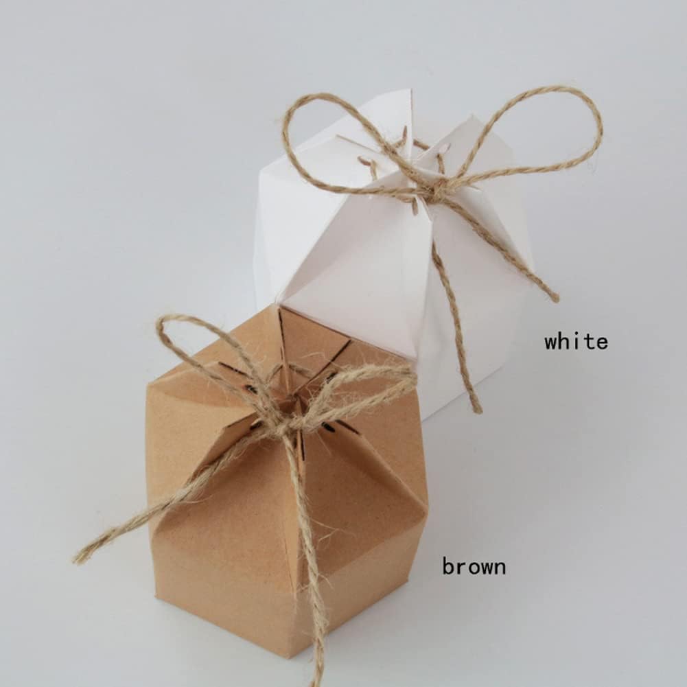 24Pcs Kraft Paper Gift Wrap Boxes with Twine for Small Gifts