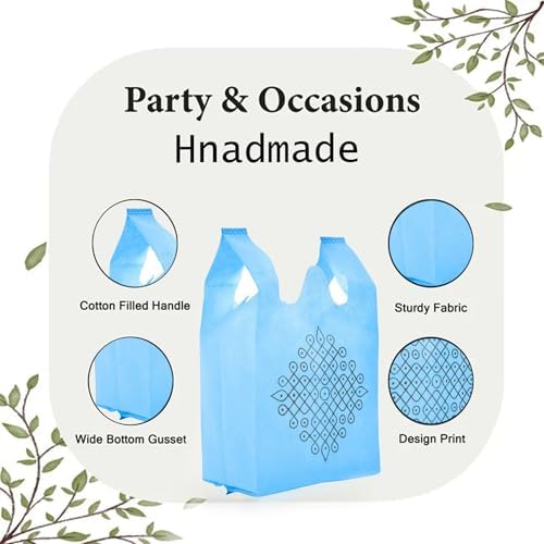 LOVENSPIRE Reusable Kolam Print Gift Bags