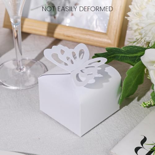 VGOODALL 50PCS 3D Butterfly Candy Gift Boxes