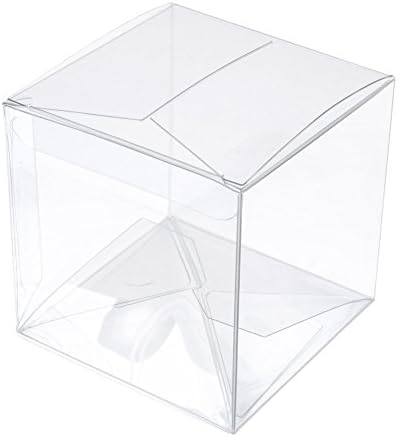 3x3x3 Clear Gift Boxes 25 Pack