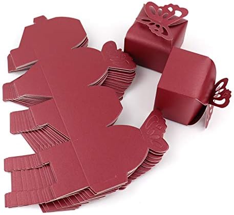 Kslong Red Gift Box Butterfly Wedding Favors