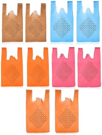 LOVENSPIRE Reusable Kolam Print Gift Bags
