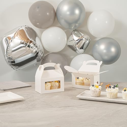 Restaurantware Bio Tek 6x35x35 Inch Gable Boxes 25 Gift Boxes