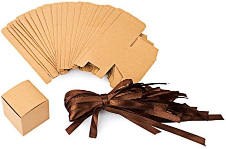AWELL Kraft Gift Candy Box Pack of 50