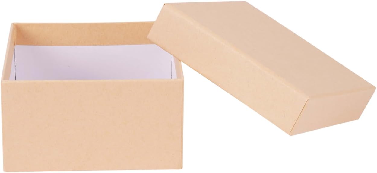 Lyforpyton Square Gift Boxes with Lids Set of 6
