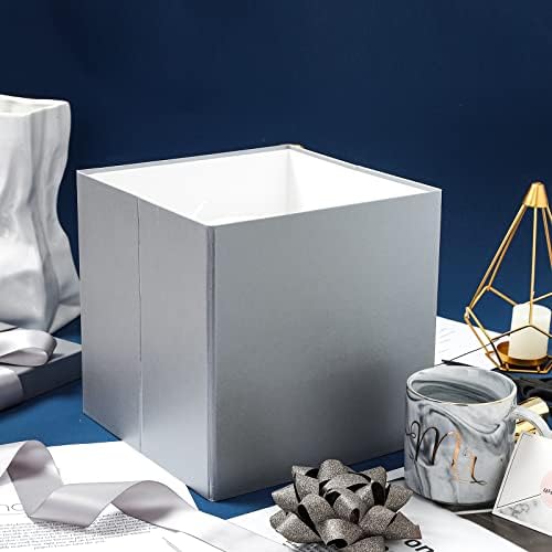 RUSPEPA Gray Medium Gift Box with Lids and Ribbon 1