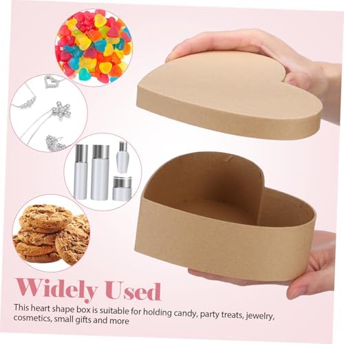 NIYANGLE Heart Shaped Candy Jewelry Storage Box