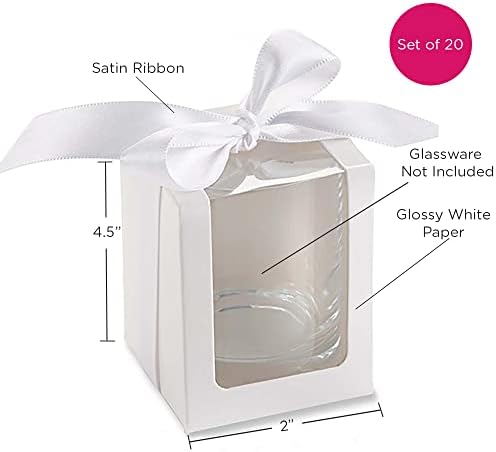 Kate Aspen Shot Glass Gift Boxes Set of 20 1