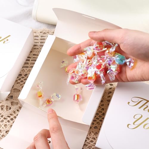 VGOODALL 20PCS Mini Gift Boxes with Bow Ribbon