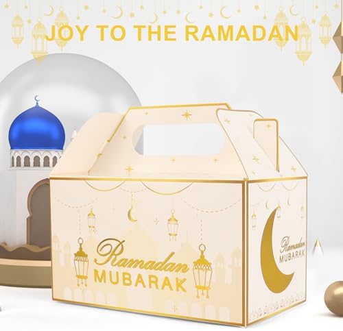 Crazy Night 12 Pcs Eid Mubarak Treat Box with Handle