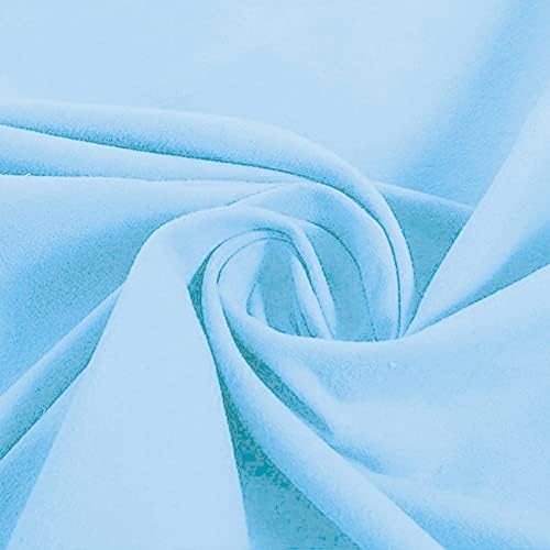 Sky Blue Chaise Lounge Cover with Side Pockets