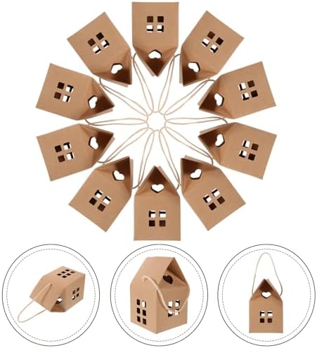 ARTIBETTER 15Pcs 3D Christmas Candy Cookie Treat Boxes