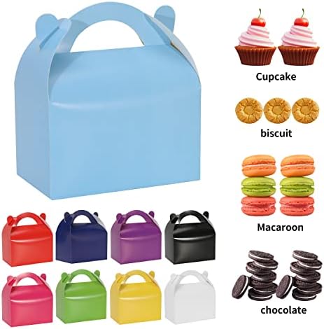 Bssay 30 Pack Treat Boxes with Handles for Parties