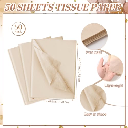 50 Piece Bear Balloon Gift Bags with Handles and Tissue Paper