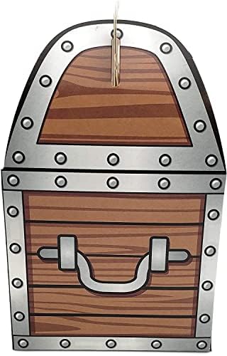 AMERICAN WIT 12 Pack Pirate Treasure Chest Boxes