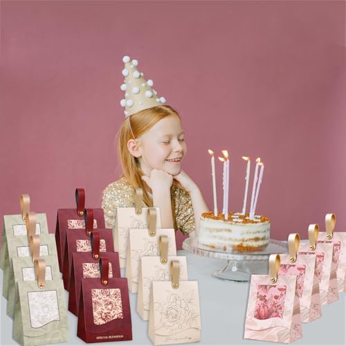 FAYEVIVI 20pcs Pink Gift Boxes with Lids