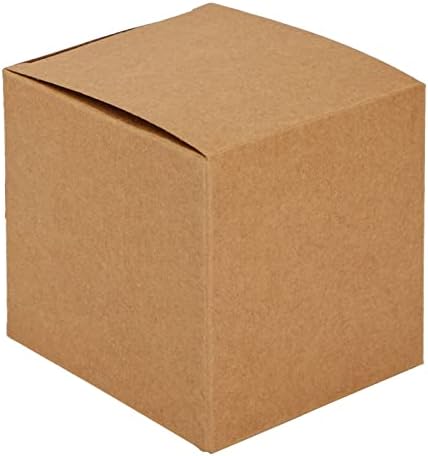 Stockroom Plus 50-Pack Brown Kraft Paper Boxes with Ribbons and Stickers