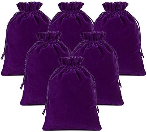 Lucky Monet Velvet Drawstring Bags for Gifts