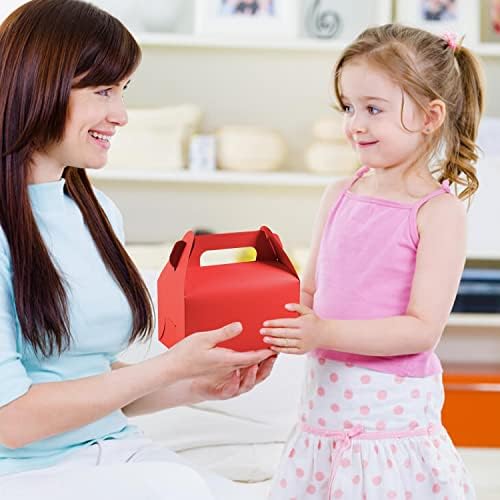 30 Pcs Red Gable Treat Boxes for Party Favors