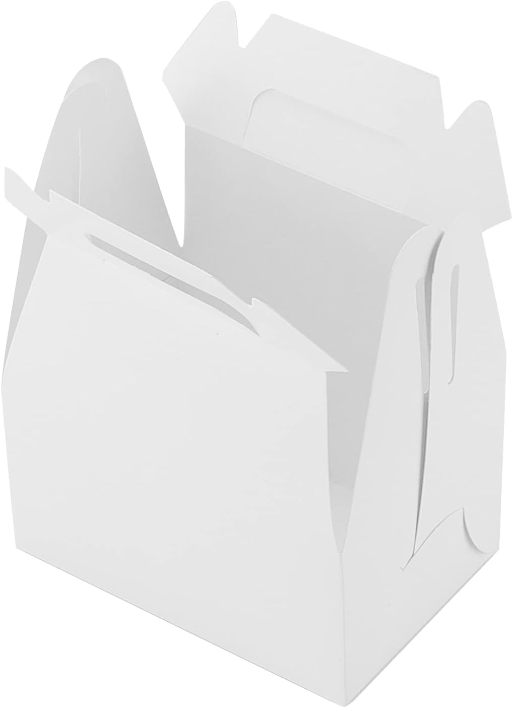 LEXININ 100 Pack White Gable Favor Boxes for Parties