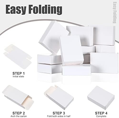50 Pcs Kraft Soap Boxes for Party Favors and Gifts