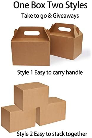 50 Count Large Gift Boxes with Handles