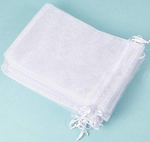 5x7 Inch Organza Gift Bag with Drawstring for Jewelry and Candy