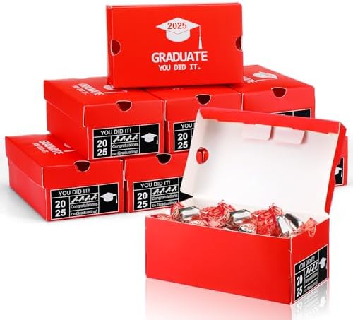 Gueevin 16 Pcs Mini Sneaker Gift Boxes Graduation Party Favors