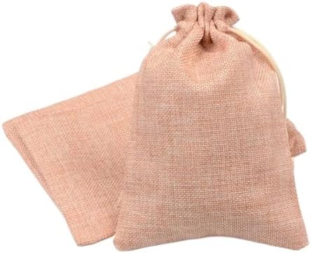 SOFXnng Foldable Cotton Linen Gift Bags 25PCS 20X30CM
