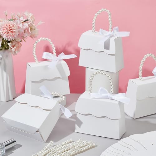 BENECREAT 16 Piece Wedding Favor Box DIY Kit