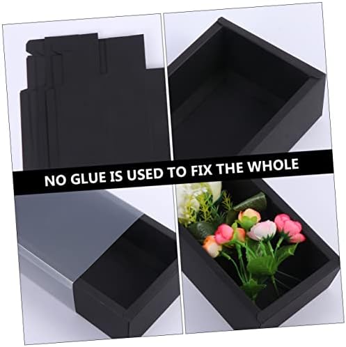 Anneome 6pcs Kraft Drawer Boxes for Tea Packaging and Parties