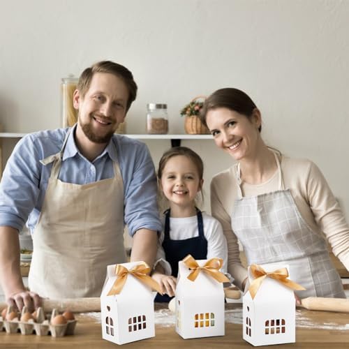Nbeads 24 Pcs House Shaped Gift Boxes for Wedding
