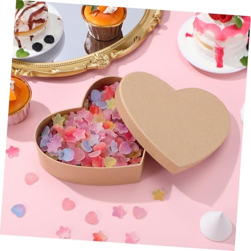 NIYANGLE Heart Shaped Candy Jewelry Storage Box