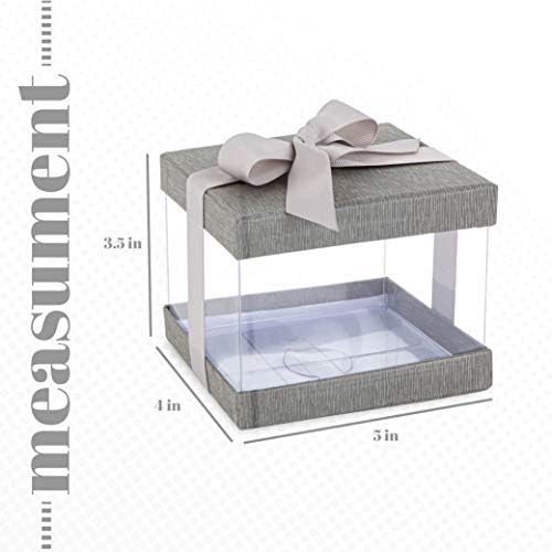 Hammont Clear Gift Box 6-Pack