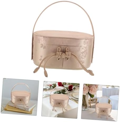 FRCOLOR Wedding Treat Boxes With Handle for Guests