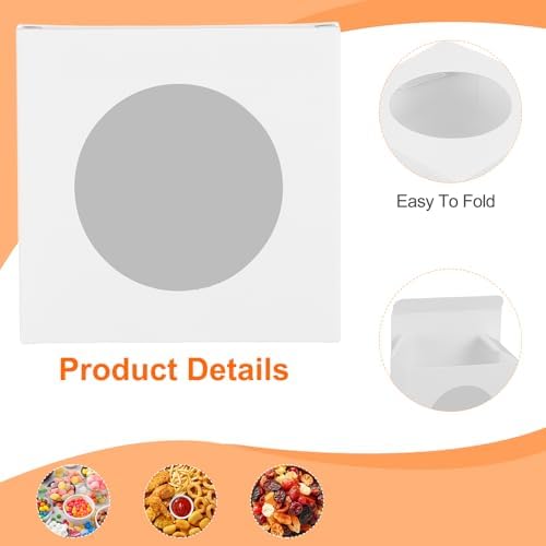 Uxcell 30Pcs Mini Kraft Soap Boxes with Clear Window