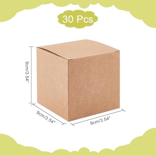 PH PandaHall 30PCS Kraft Gift Boxes for Small Gifts