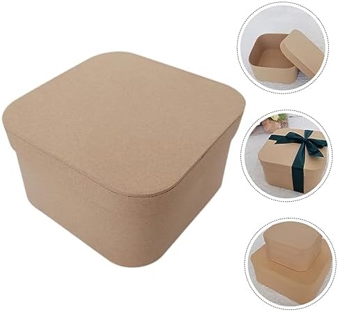 3pcs Kraft Box for Valentine Day Treats Jewelry and Party Favors