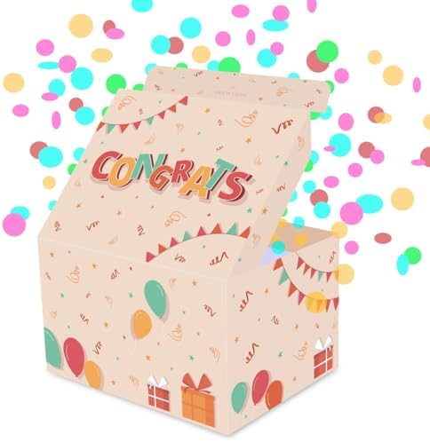FETTIPOP Exploding Confetti Gift Box Surprise Kit