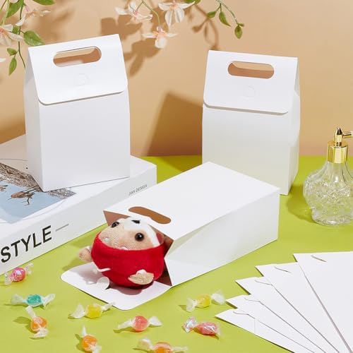 PH PandaHall 24 Pack White Gift Boxes for Party Treats
