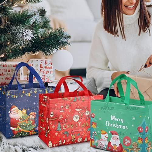 PARSUP Multifunctional Christmas Gift Bags with Handles