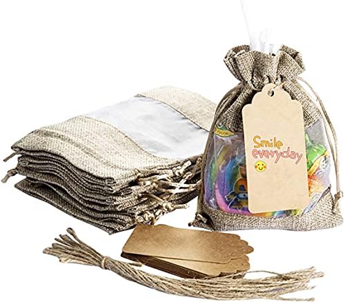 KUPOO 20PCS 35x55 Inch Clear Window Gift Bag