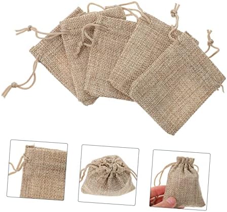 FRCOLOR 50pcs Reusable Drawstring Gift Bags