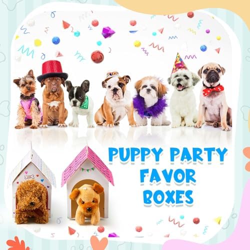 ShinyRelief 16 Pcs Dog Treat Gift Boxes with Handle