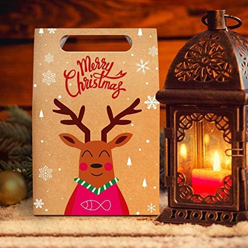 STEFORD Christmas Kraft Gift Boxes 24PCS