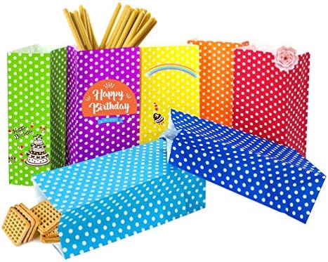 Red Polka Dot Mini Gift Bags 50 PCS for Party Favors