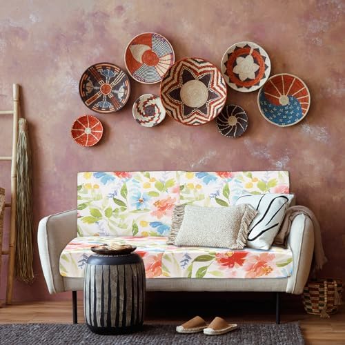 Newwiee 12 Pcs Elastic Sofa Cushion Covers