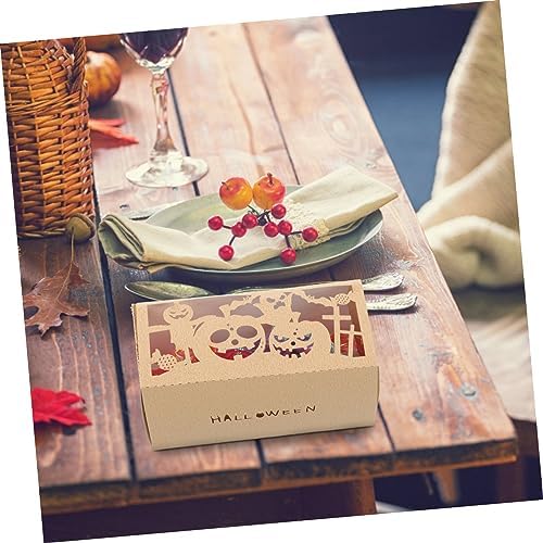 NUOBESTY 50pcs Mini Pumpkin Candy Boxes Halloween Party Favors