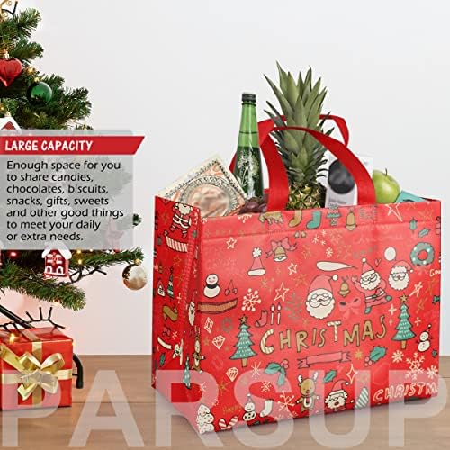 PARSUP Multifunctional Christmas Gift Bags with Handles